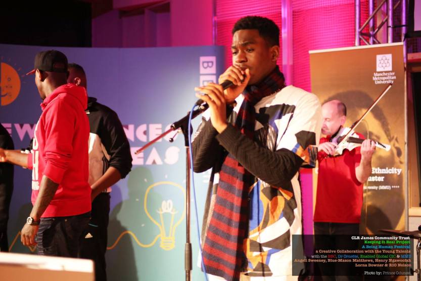 A young person from the CLR James Community Action Trust